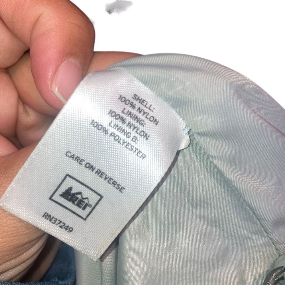 Rei Elements E1 Rain/Wind Breaker Jacket Men’s La… - image 6